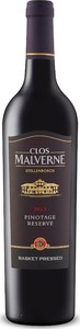 Clos Malverne Reserve Pinotage 2013, Basket Pressed, Wo Stellenbosch Bottle