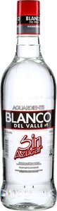 Aguardiente Blanco Del Valle Sin Azucar, Colombia Bottle