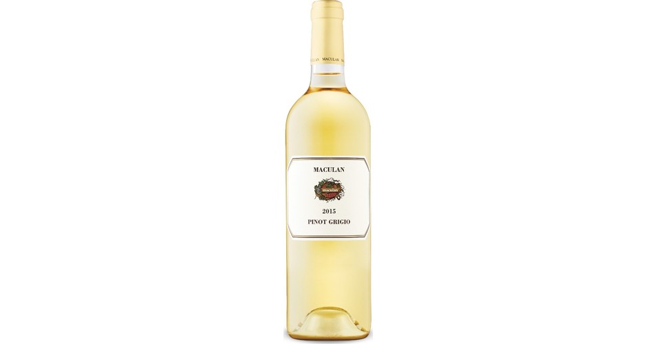 Maculan Pinot Grigio 2015 - Expert wine ratings and wine reviews by ...
