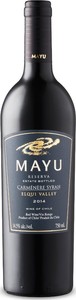 Mayu Reserva Carmenère/Syrah 2014, Elquí Valley Bottle