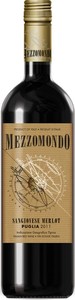 Mezzomondo Sangiovese Merlot 2015, Puglia Bottle
