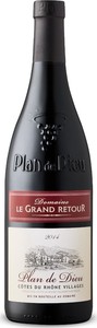 Domaine Le Grand Retour Plan De Dieu Côtes Du Rhône Villages 2014, Ac Bottle