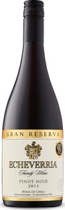 Echeverria Gran Reserva Pinot Noir 2014, Leyda Valley Bottle
