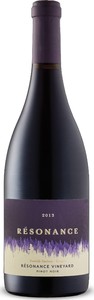 Résonance Pinot Noir 2013, Résonance Vineyard, Yamhill Carlton Bottle