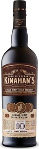 Lord Lieutenant Kinahan's 10 Year Old Single Malt Irish Whiskey, Dublin, Ireland Bottle