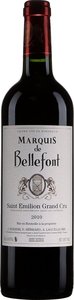 Marquis De Bellefont 2010, Saint Emilion Grand Cru Bottle