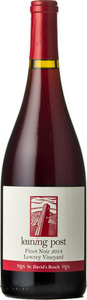 Leaning Post Pinot Noir Lowrey Vineyard 2014, VQA St. David's Bench Bottle