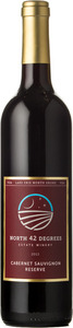 North 42 Degrees Estate Winery Cabernet Franc Reserve 2013, Lake Erie North Shore Bottle
