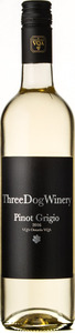 Three Dog Winery Pinot Grigio 2016 Bottle