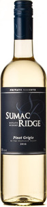 Sumac Ridge Private Reserve Pinot Grigio 2016, Bc Okanagan Valley Bottle