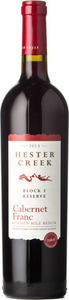 Hester Creek Cabernet Franc Reserve Block 3 2014, Okanagan Valley Bottle