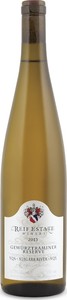 Reif Estate Reserve Gewürztraminer 2015, VQA Niagara River Bottle
