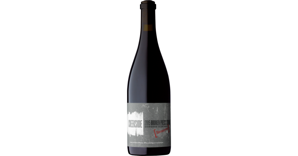 Creekside Broken Press Reserve Syrah Queenston Road Vineyard 2015