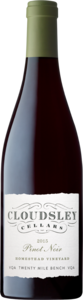 Cloudsley Cellars Homestead Vineyard Pinot Noir 2015, Twenty Mile Bench Bottle