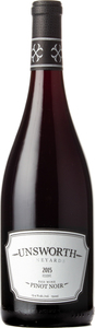 Unsworth Pinot Noir Reserve 2015, Vancouver Island Bottle