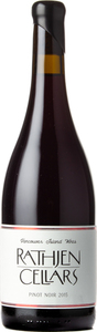 Rathjen Cellars Pinot Noir Saison Vineyard 2015, Vancouver Island Bottle