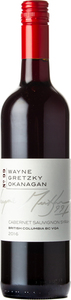 Wayne Gretzky Okanagan Cabernet Sauvignon Syrah 2016, Okanagan Valley Bottle