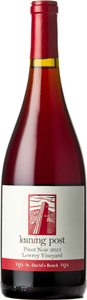 Leaning Post Pinot Noir Lowrey Vineyard 2015, St. David's Bench Bottle