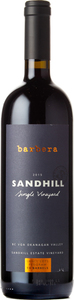 Sandhill Small Lots Barbera Sandhill Estate Vineyard 2015, Okanagan Valley Bottle