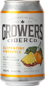 Growers Cider Co. Clementine Pineapple, Okanagan Valley (355ml) Bottle