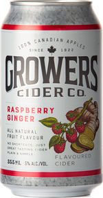 Growers Cider Co. Raspberry Ginger, Okanagan Valley (355ml) Bottle