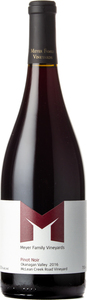 Meyer Pinot Noir Mclean Creek Vineyard 2016, Okanagan Valley Bottle