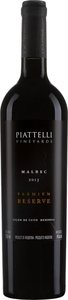 Piattelli Premium Reserve Malbec 2016 Bottle