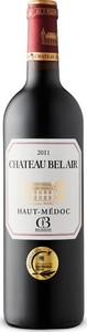 Château Bel Air 2011, Cru Bourgeois, Ac Haut Médoc Bottle