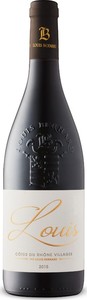 Louis Bernard Côtes Du Rhône Villages 2015, Ap Bottle