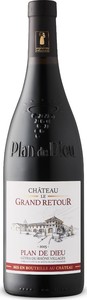 Château Le Grand Retour Plan De Dieu Côtes Du Rhône Villages 2015, Ac Bottle