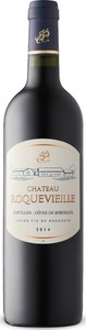 Château Roquevieille 2014, Ac Côtes De Bordeaux   Castillon Bottle