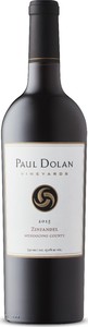 Paul Dolan Zinfandel 2015, Mendocino County, Made With Organically Grown Grapes Bottle