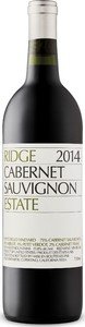 Ridge Estate Cabernet Sauvignon 2014, Monte Bello Vineyard, Santa Cruz Mountains Bottle