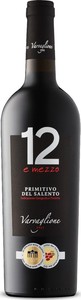 12 E Mezzo Primitivo Del Salento 2016, Igp Bottle