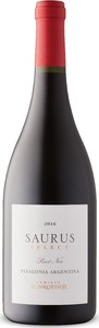 Familia Schroeder Saurus Select Pinot Noir 2016, Patagonia Bottle