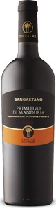 Cantine Due Palme Sangaetano Primitivo Di Manduria 2017, Dop Bottle