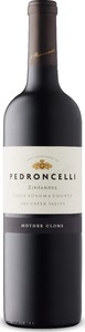 Pedroncelli Mother Clone Zinfandel 2015, Dry Creek Valley, Sonoma County Bottle
