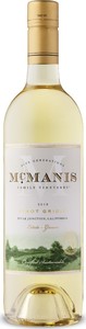 Mcmanis Family Pinot Grigio 2018, California Bottle