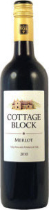 Cottage Block Merlot 2017, Niagara Peninsula VQA Bottle