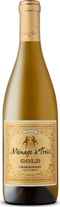 Menage A Trois Gold Chardonnay 2017 Bottle