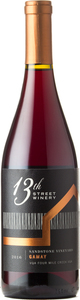 13th Street Winery Gamay Noir Sandstone Vineyards 2016 Bottle
