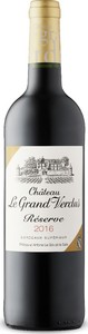 Château Le Grand Verdus 2016, Ac Bordeaux Supérieur Bottle