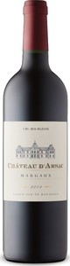 Château D'arsac 2014, Ac Margaux Bottle