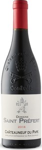 Domaine Saint Préfert Châteauneuf Du Pape 2016 Bottle