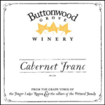 Buttonwood Grove Cabernet Franc 2017, Finger Lakes Bottle
