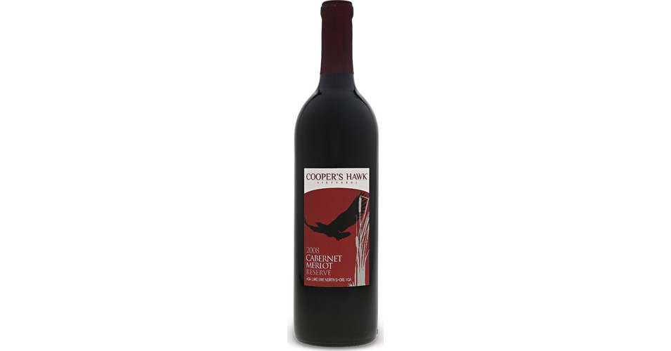 Cooper's Hawk Vineyards Merlot Reserve 2016 Expert wine ratings and