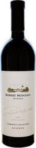 Robert Mondavi Reserve Cabernet Sauvignon 1992, Napa Valley Bottle