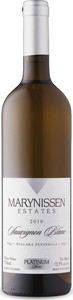 Marynissen Platinum Kasper Vineyard Sauvignon Blanc 2016, VQA Niagara Lakeshore Bottle