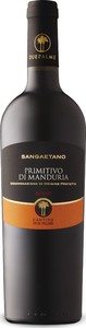 Cantine Due Palme Sangaetano Primitivo Di Manduria 2018, Dop Bottle