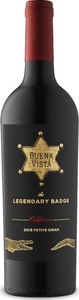 Buena Vista The Legendary Badge Petite Sirah 2018, California Bottle